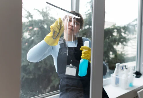 Nettoyage de vitres intérieures et extérieures à Liac